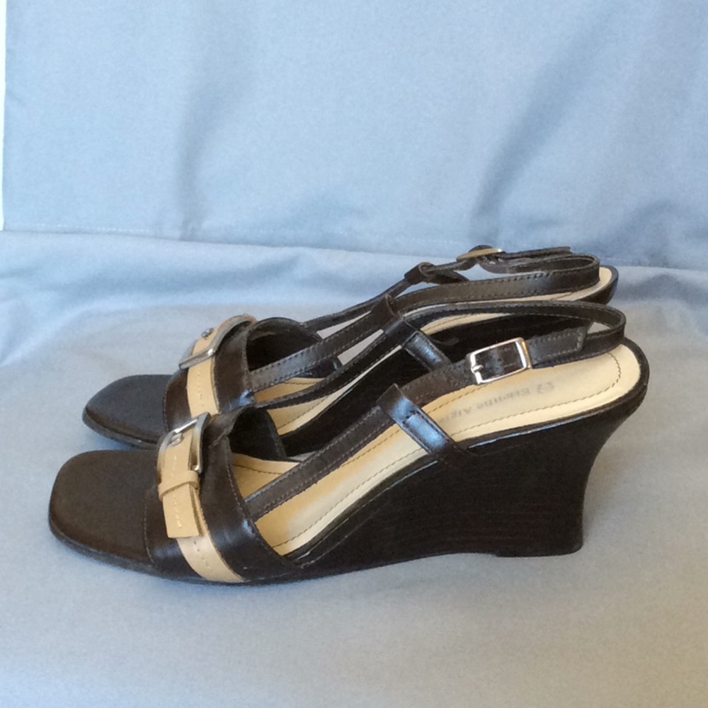 Brown Etienne Aigner Wedges